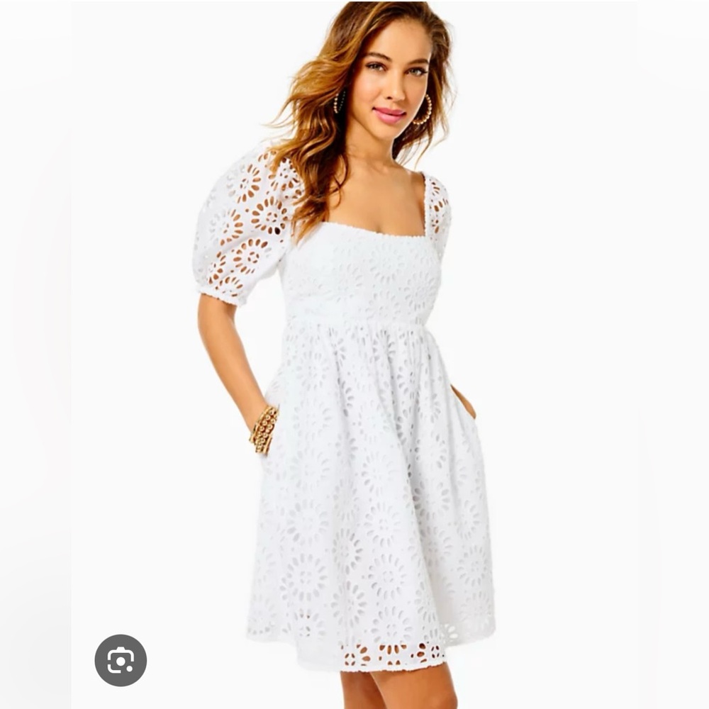 Lilly Pulitzer new Kay eyelet dress 16
